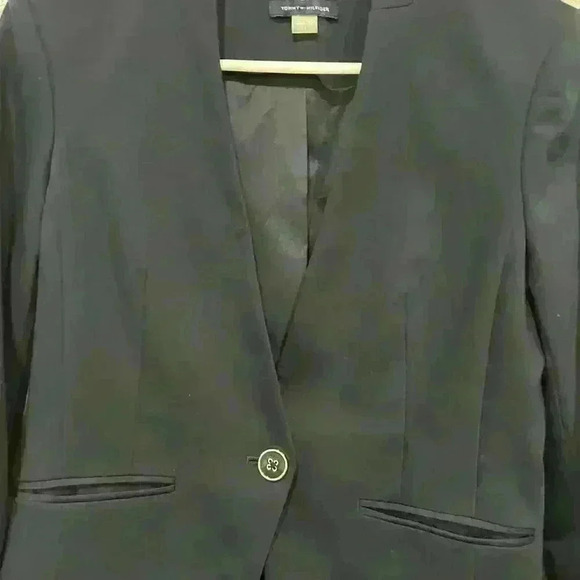 Tommy Hilfiger women’s blazer with embroidered layer size 4 NWOT - Picture 4 of 7